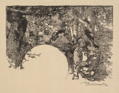 Forêt de Fontainebleau: Les Peintres - Auguste Louis Lepère