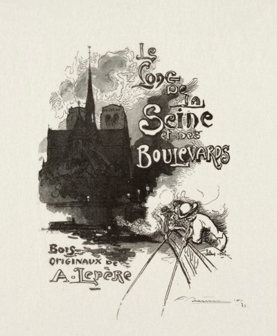 Frontispice : Le long de la Seine et des Boulevards - Auguste Louis Lepère