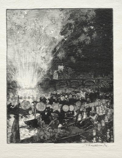 Fête Vénitienne - Auguste Louis Lepère
