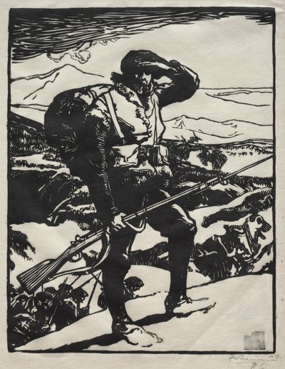 Histoire de la Guerre : Chasseur Alpin - Auguste Louis Lepère