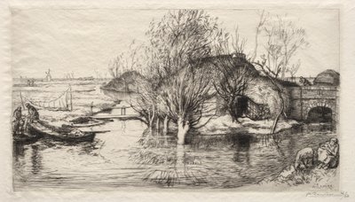 La Masure Inondée - Auguste Louis Lepère