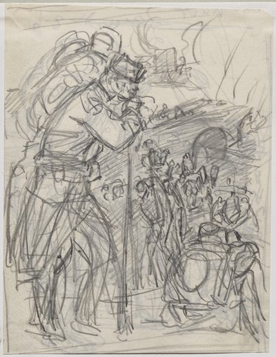 La Retraite après Charleroi - Auguste Louis Lepère
