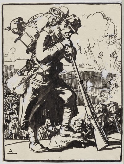 La Retraite après Charleroi - Auguste Louis Lepère