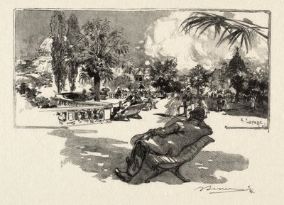La Terrasse des Arts Libéraux - Auguste Louis Lepère
