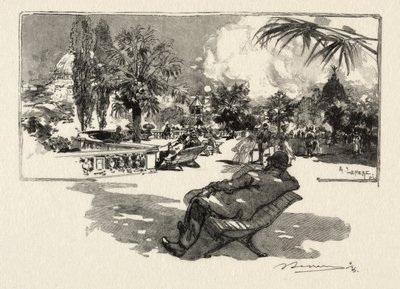 La Terrasse des Arts Libéraux - Auguste Louis Lepère