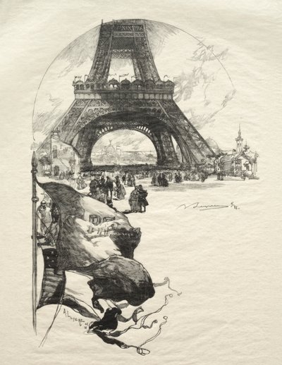 La Tour Eiffel - Auguste Louis Lepère