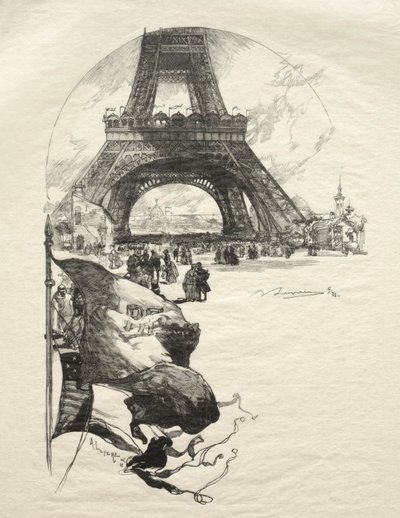 La Tour Eiffel - Auguste Louis Lepère