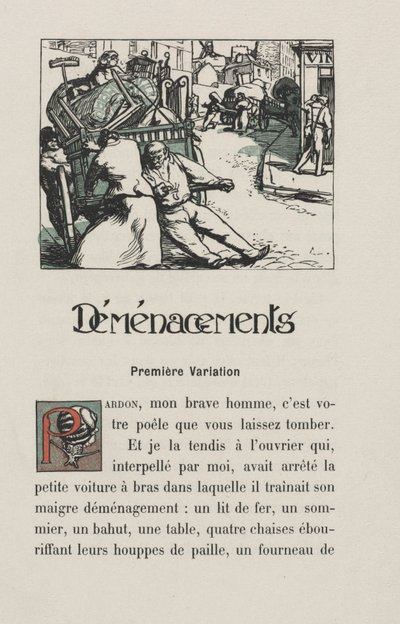 Paysages et coins de rue : Déplacer - Auguste Louis Lepère