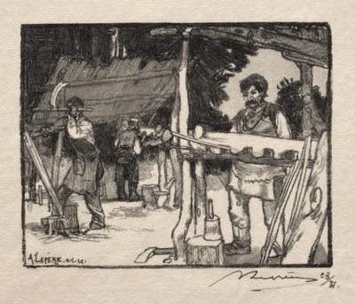 Le Fabricant de lattes - Auguste Louis Lepère