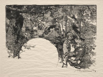 Le Peintres, 1890 - Auguste Louis Lepère