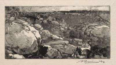 Le cirque du Long-Rocher - Auguste Louis Lepère