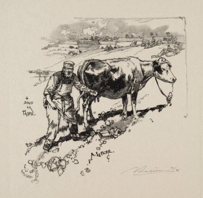 Le marchand de lait - Auguste Louis Lepère
