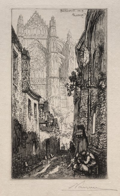 Une Ruelle, Beauvais - Auguste Louis Lepère