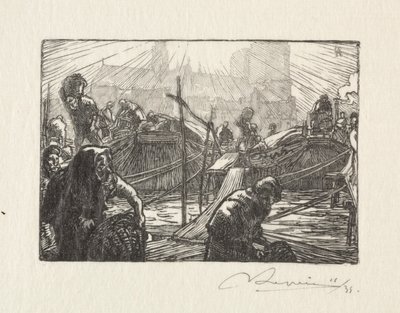 Notre Dame vue du Marché aux pommes - Auguste Louis Lepère