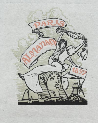 Almanach de Paris, 1897 : Quatrième de couverture, 1897 - Auguste Louis Lepère