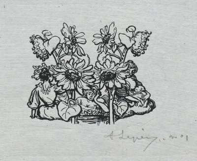 Almanach de Paris, 1897: Cul-de-lampe, Été - Auguste Louis Lepère