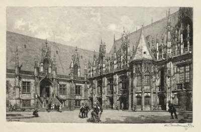 Rouen Illustré: Le Palais de Justice - Auguste Louis Lepère