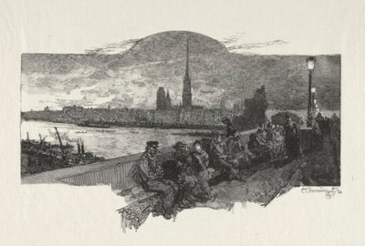 Rouen Illustré : Le Pont de Pierres - Auguste Louis Lepère