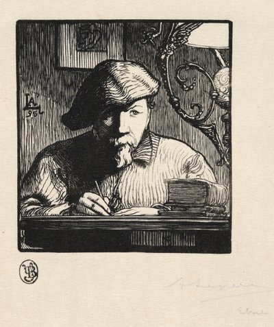 Autoportrait, 1895 - Auguste Louis Lepère