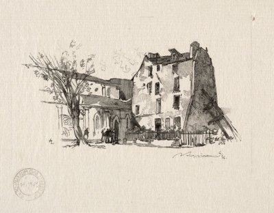 St. Julien le Pauvre: Le Presbytère - Auguste Louis Lepère