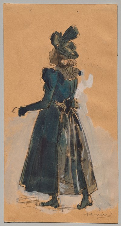 Étude pour la gravure 