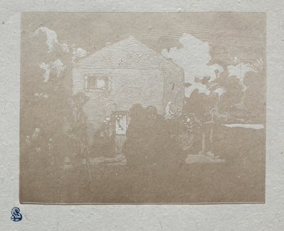 Les Mendiants à la Dernière Maison - Auguste Louis Lepère