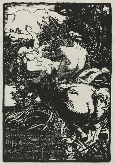 Le centaure - Auguste Louis Lepère