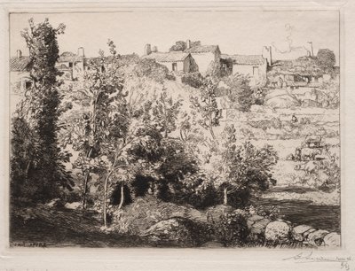 Village de la Meule - Auguste Louis Lepère