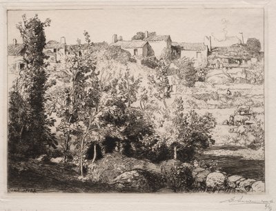 Village de Meule, 1907 - Auguste Louis Lepère