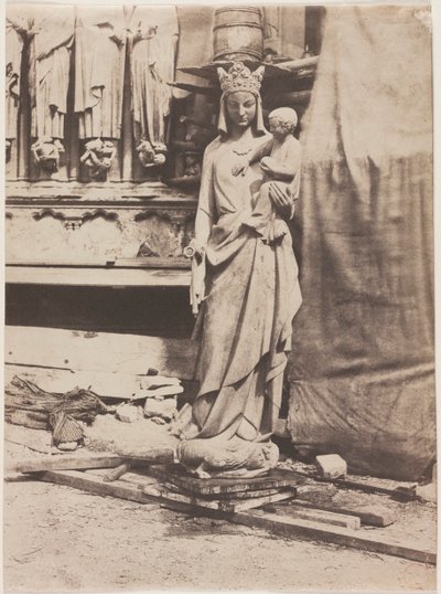 Statue de la Vierge, Notre-Dame de Paris - Auguste Mestral