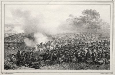 Album pour 1835 : Carré enfoncé..., 1835 - Auguste Raffet