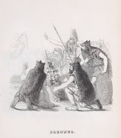 Brennus des Œuvres complètes de Béranger, 1836 - Auguste Raffet