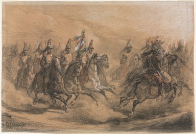 Charge de cavalerie - Auguste Raffet