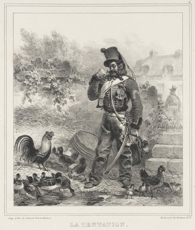 La Tentation - Auguste Raffet