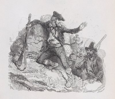 Les contrebandiers, des Œuvres complètes de Béranger, 1836 - Auguste Raffet