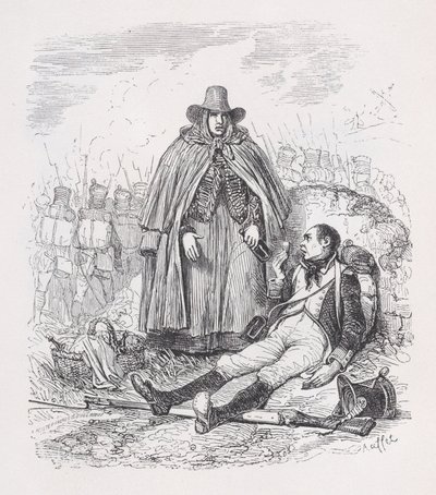 La Vivandière des Œuvres Complètes de Béranger, 1836 - Auguste Raffet
