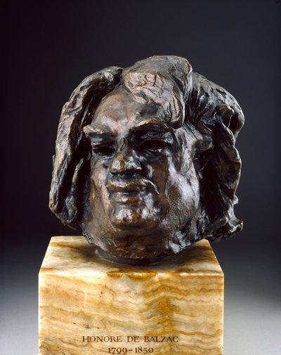 Balzac, tête avant la dernière étude - Auguste Rodin