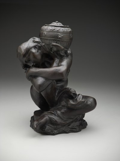 Caryatide tombée portant une urne - Auguste Rodin