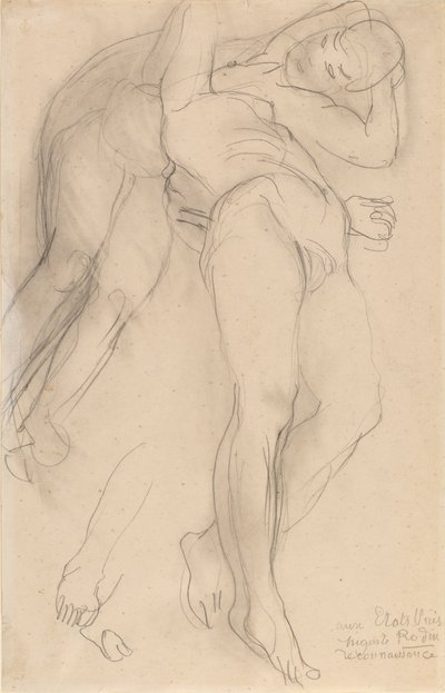Figure Sketch - Auguste Rodin