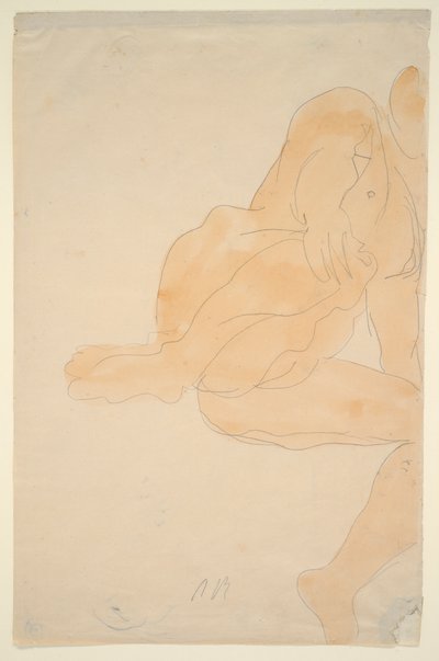 Nu assis, genou levé - Auguste Rodin
