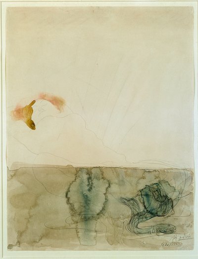 Nu avec un serpent - Auguste Rodin