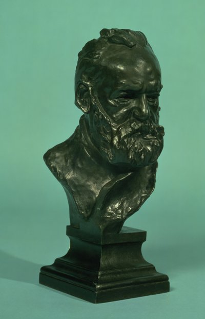 Tête de portrait de Victor Hugo (1802-85) - Auguste Rodin