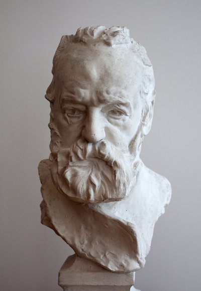 Portrait en buste de Victor Hugo (1802-1885). Plâtre par Auguste Rodin (1840-1917) - Auguste Rodin