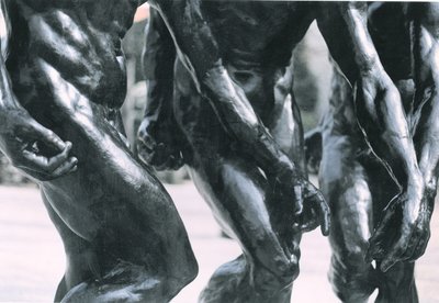 Les Trois Ombres (détail) du torse et des bras - Auguste Rodin