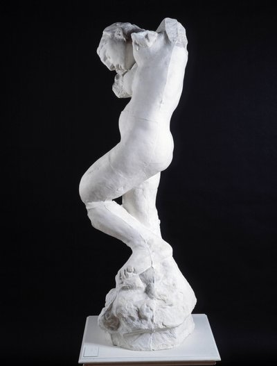 La voix intérieure, vue de profil (sculpture en marbre) - Auguste Rodin