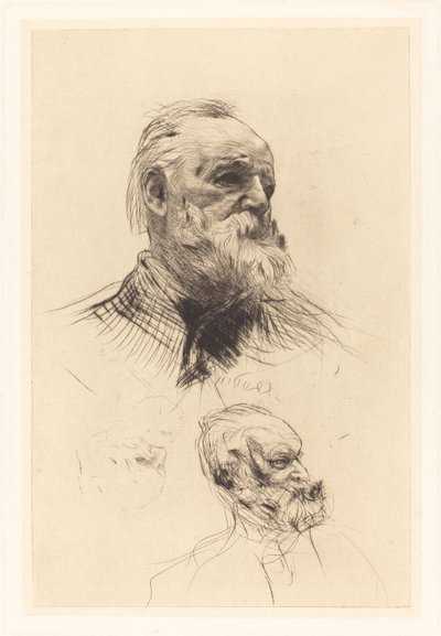 Victor Hugo, De Trois Quarts - Auguste Rodin