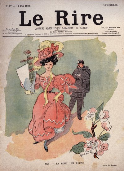 Mois de mai - la rose et... Lepine (Louis Jean-Baptiste Lepine) - Auguste Roedel