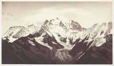 Savoie 46, Mont-Blanc, vu de Mont-Joli - Auguste Rosalie Bisson