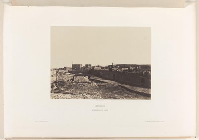 Vue de Jérusalem depuis Sion - Auguste Salzmann