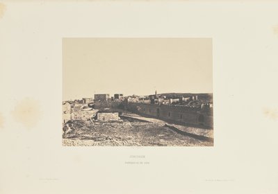 Jérusalem. Forteresse de Sion - Auguste Salzmann
